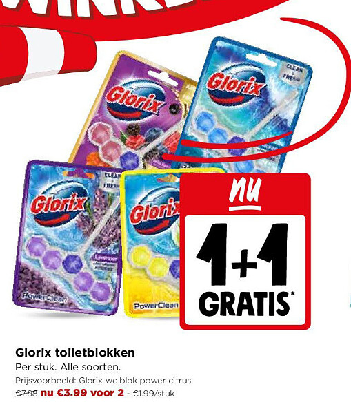 Glorix toiletblokken