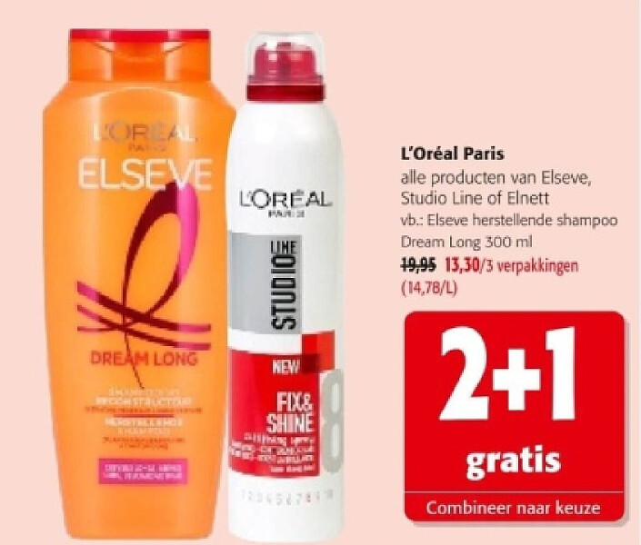 L'Oréal Paris Elseve herstellende shampoo Dream Long 300 ml