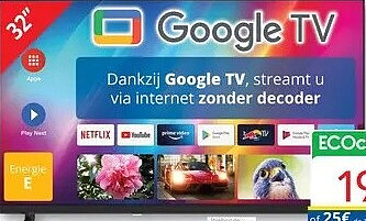 Smart Tech Smart Google TV 32”/81 cm 32VA1