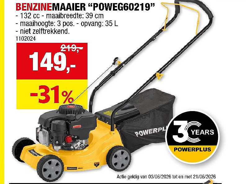 BENZINEMAAIER “POWEG60219”