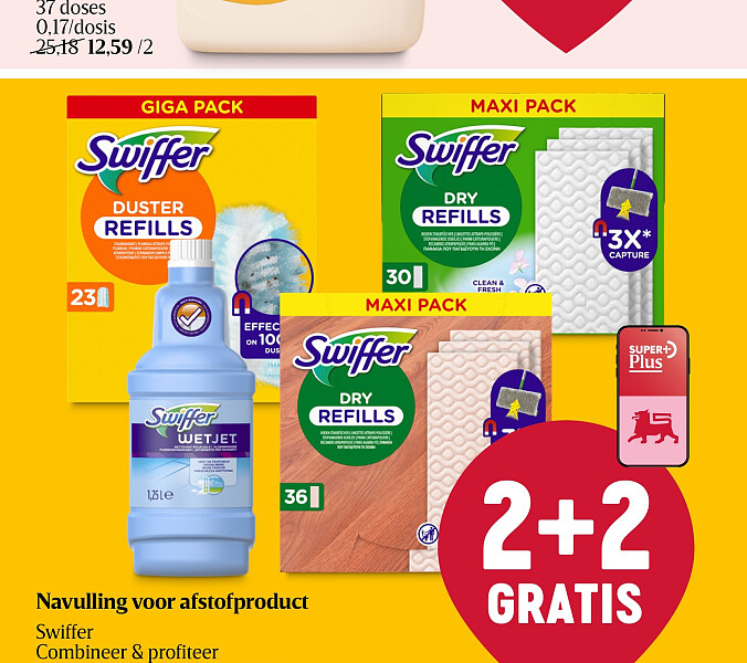 Navulling voor afstofproduct