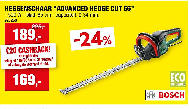 HEGGENSCHAAR “ADVANCED HEDGE CUT 65”