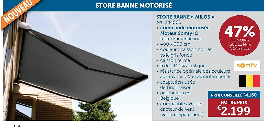 STORE BANNE « MILOS »