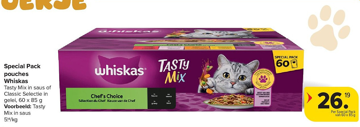 Special Pack pouches Whiskas