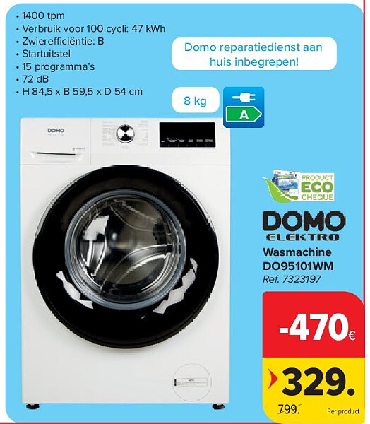 Wasmachine DO95101WM