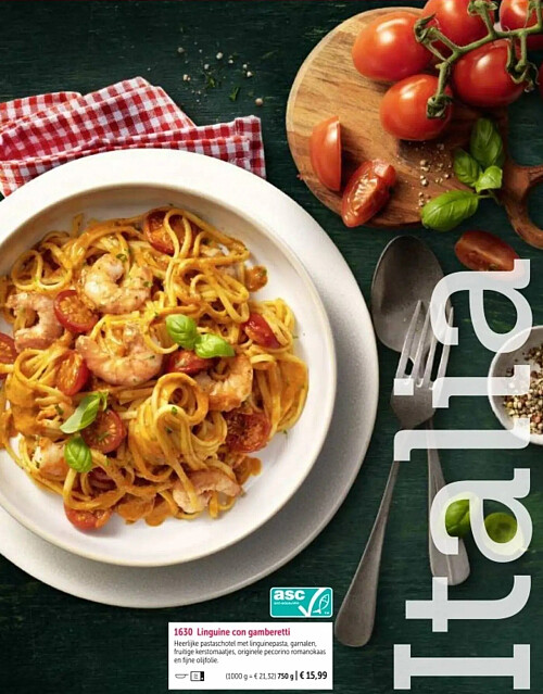 1630 Linguine con gamberetti