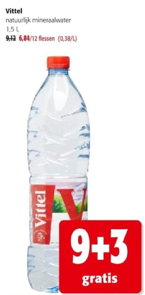 Vittel natuurlijk mineraalwater 1,5 L
