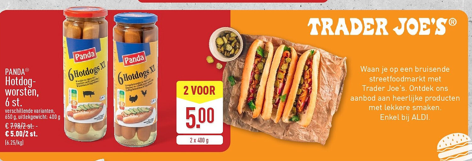 Hotdog­ worsten, 6st.