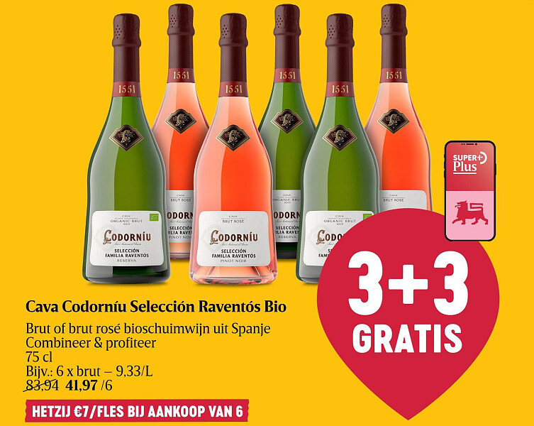 Cava Codorníu Selección Raventós Bio