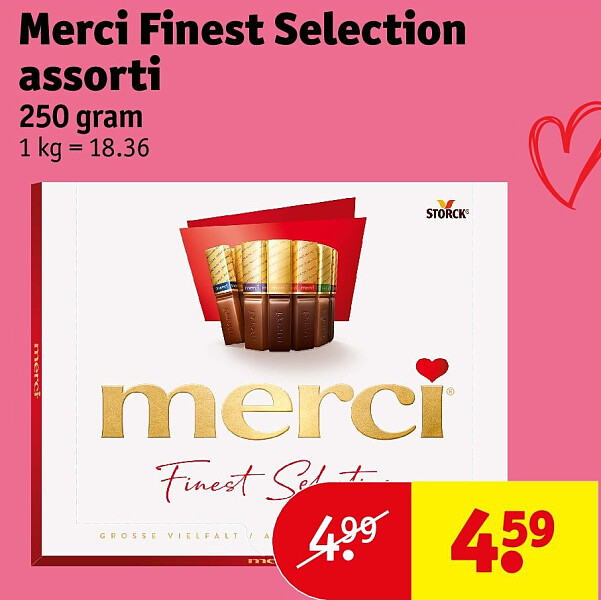Merci Finest Selection assorti