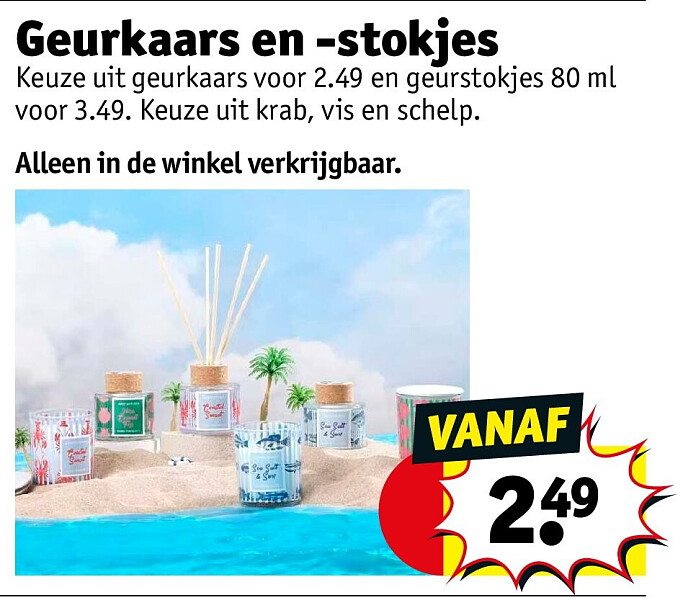 Geurkaars en -stokjes