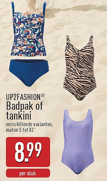 Badpak of tankini