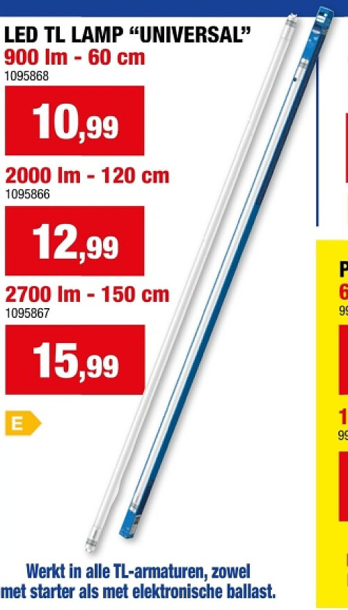 LED TL LAMP "UNIVERSAL"