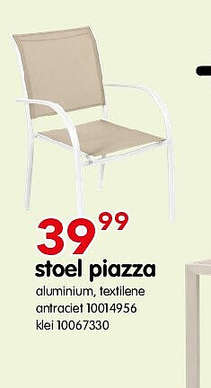 stoel piazza