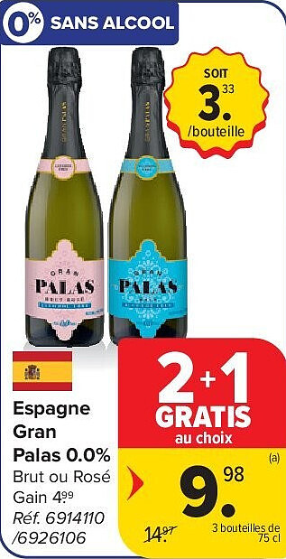 Espagne Gran Palas 0.0%