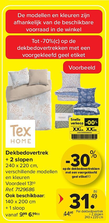 Dekbedovertrek + 2 slopen