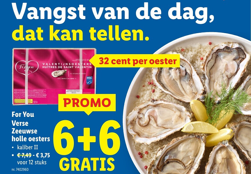 Verse Zeeuwse holle oesters