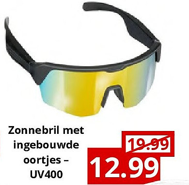 Zonnebril met ingebouwde oortjes – UV400