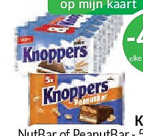 Knoppers NutBar of Peanut Bar - 5 stuks of Crispy wafeltjes - 8 stuks