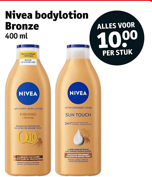 Nivea bodylotion Bronze