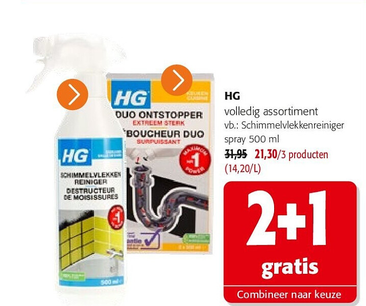 HG Schimmelvlekkenreiniger spray 500 ml