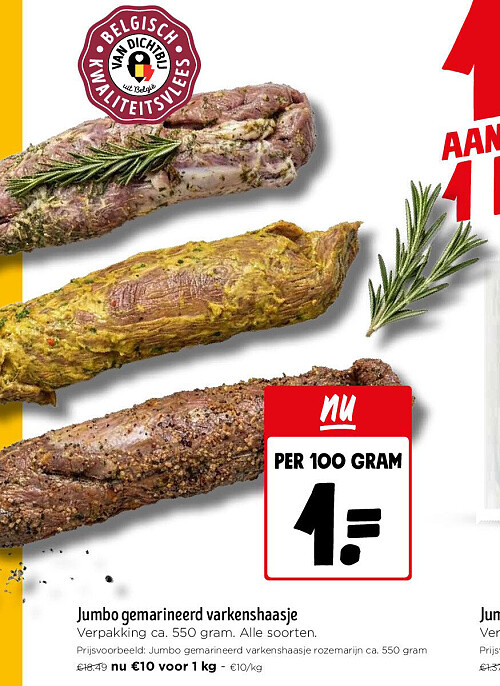 Jumbo gemarineerd varkenshaasje
