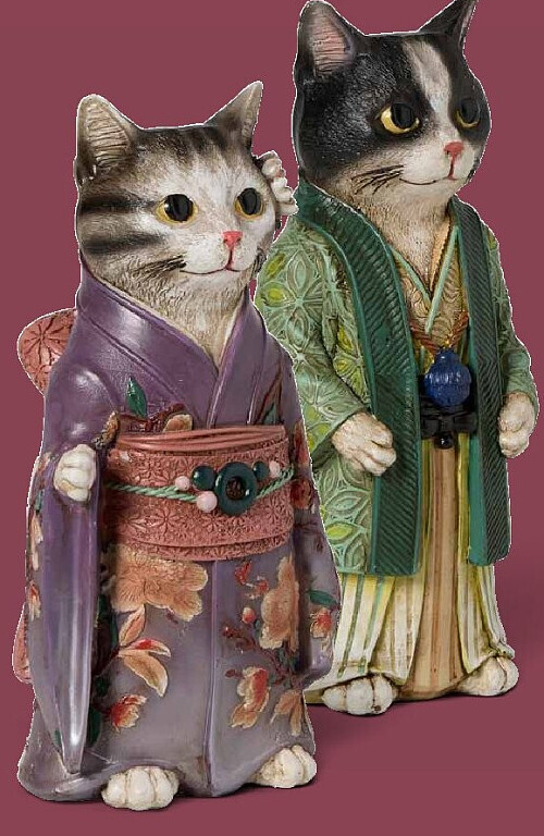 Kat in kimono