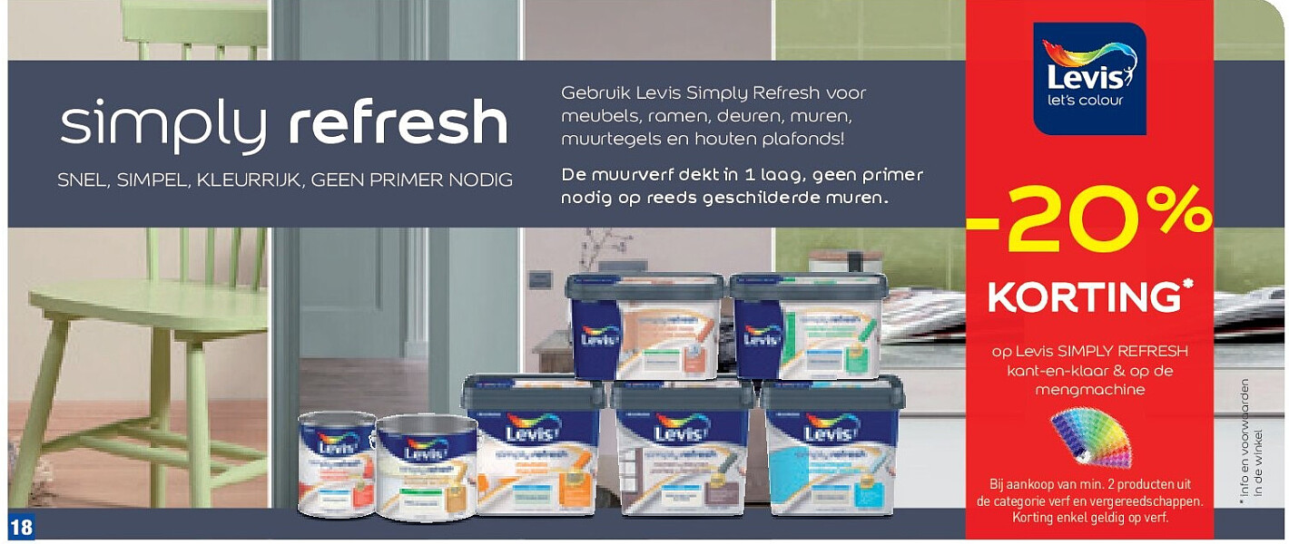 simply refresh SNEL, SIMPEL, KLEURRIJK, GEEN PRIMER NODIG