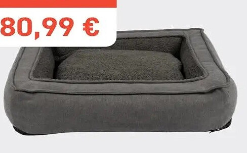 Coussin orthopédique anthracite - 65x55x18cm