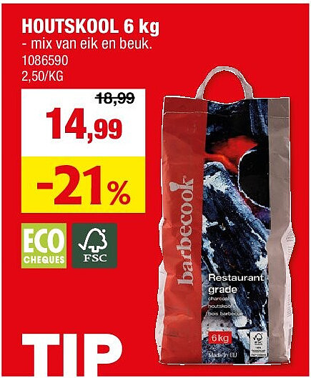 HOUTSKOOL 6 kg