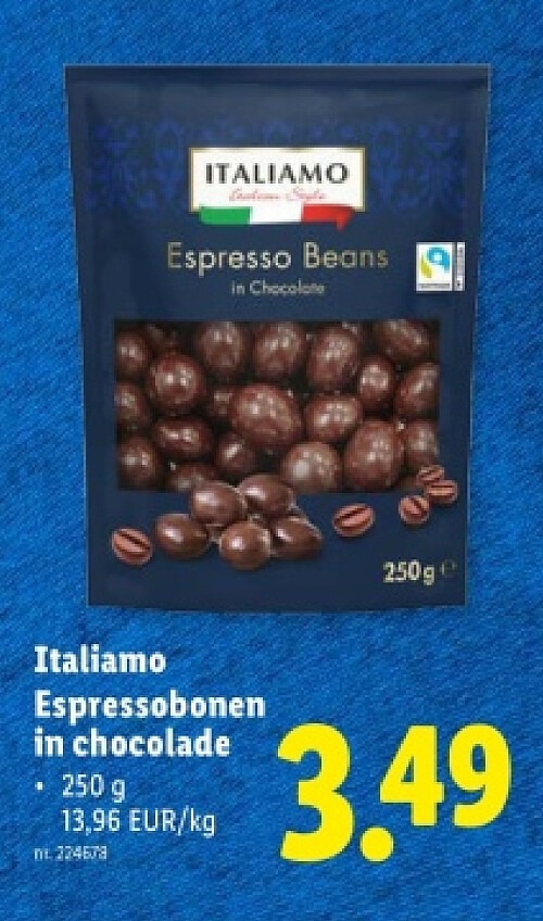 Espressobonen in chocolade