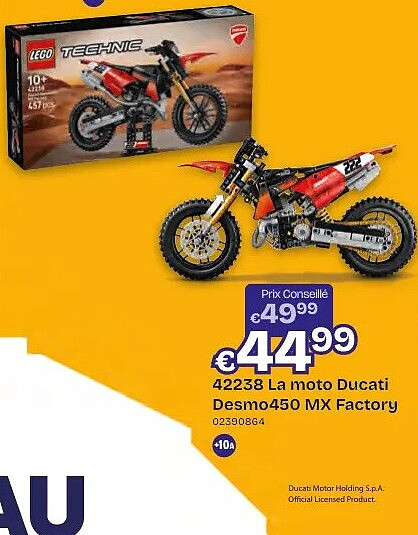 42238 La moto Ducati Desmo450 MX Factory