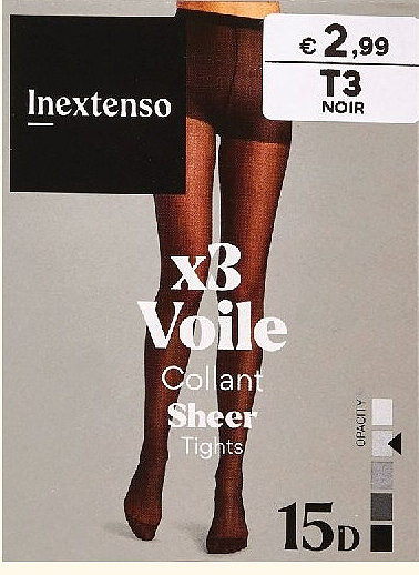 Collant Inextenso voile 15D