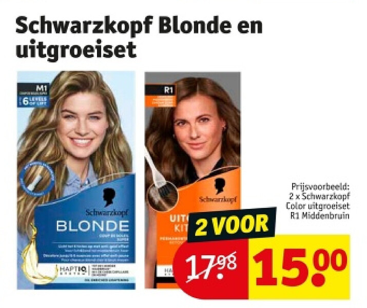 Schwarzkopf Blonde en uitgroeiset