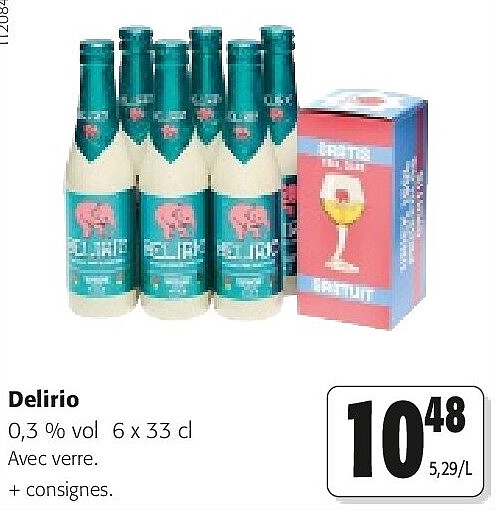 Delirio 0,3 % vol 6 x 33 cl