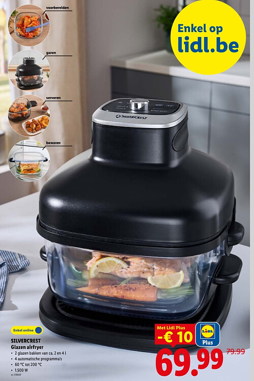 Glazen airfryer