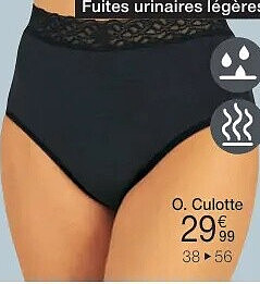 O. Culotte midi absorbante Confidence by Damart
