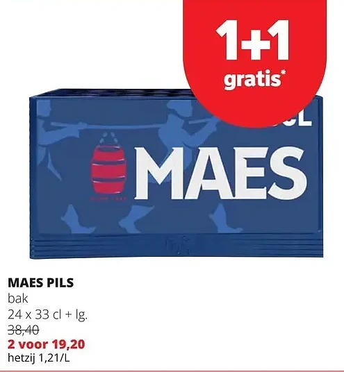 MAES PILS bak 24 x 33 cl + Ig.