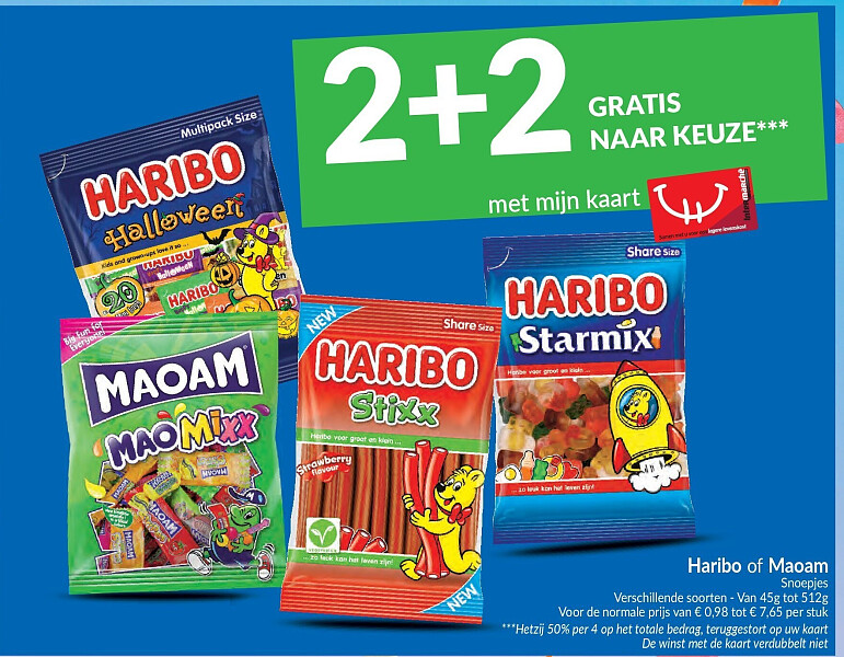 Haribo of Maoam snoepjes