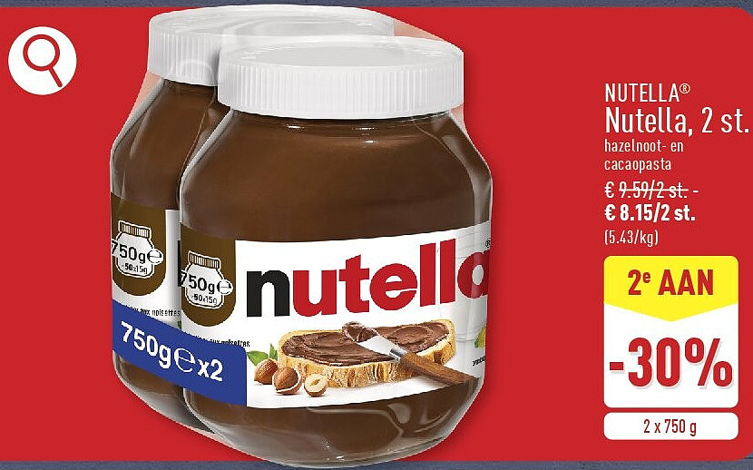 Nutella, 2st.