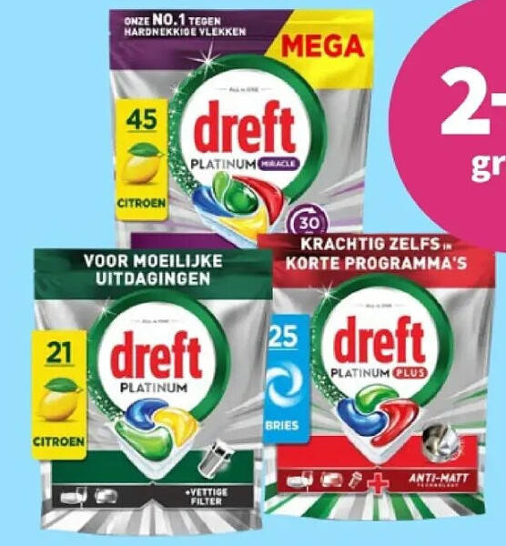 Dreft vaatwastabletten