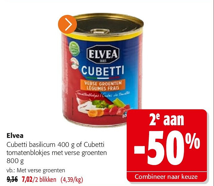 Elvea Met verse groenten