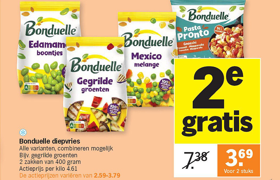 Bonduelle diepvries