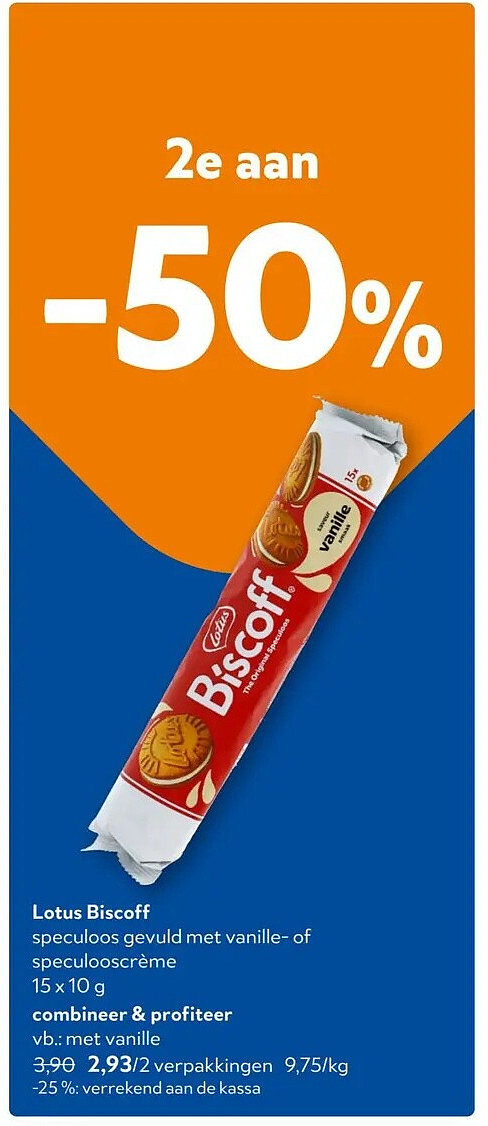 Lotus Biscoff met vanille