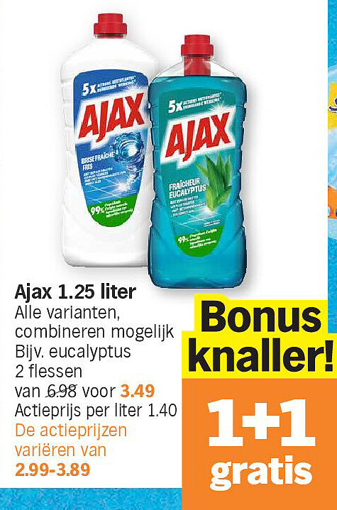 Ajax 1.25 liter