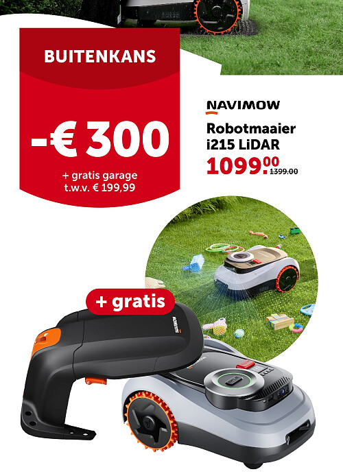 Robotmaaier i215 LiDAR