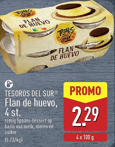 Flan de huevo, 4st.