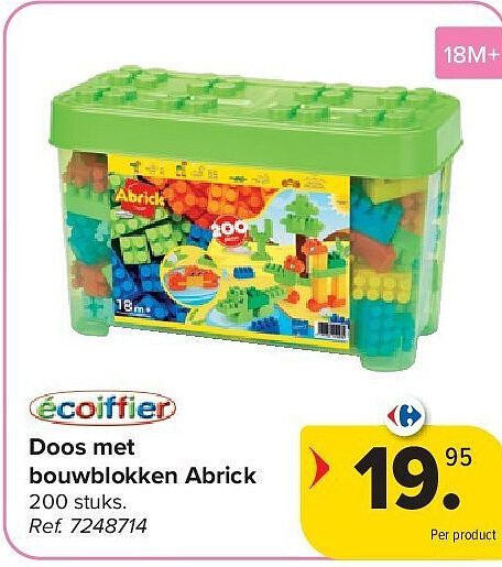 Doos met bouwblokken Abrick