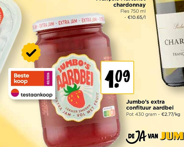 Jumbo’s extra confituur aardbei