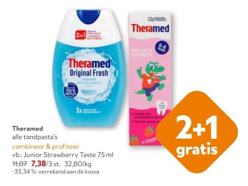 Theramed Junior Strawberry Taste 75 ml